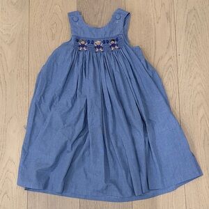 Smocked Cheerleader dress size 4